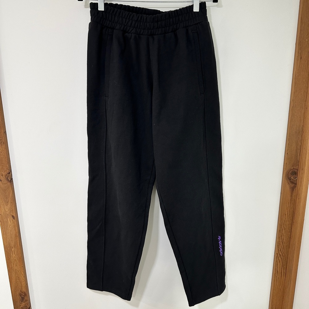 Adidas Adibreak Sweat Originals Snap Pants Mens Medium Black Logos